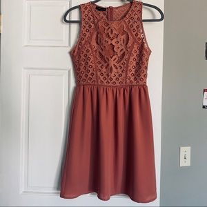 Beautiful dress with lace design